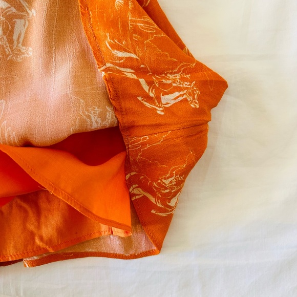 Urban Outfitters Sunset Orange Mini Dress - Picture 7 of 8